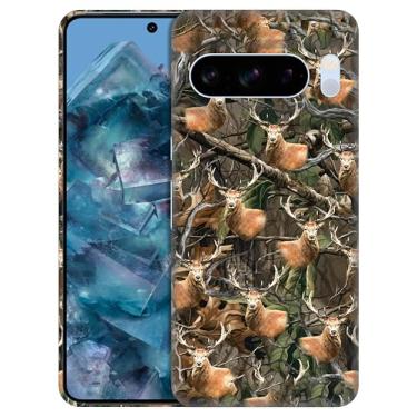 Imagem de GlamCase - Capa Camuflague DeerPrinted PC para Pixel 8 Pro 5G Branca