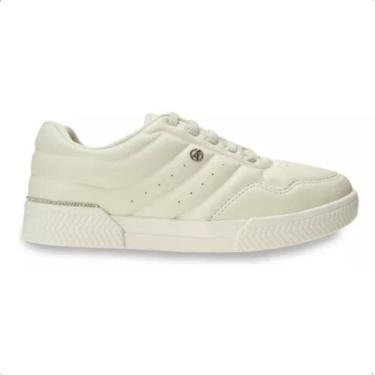 Imagem de Tênis Feminino Casual Matelassê Kolosh, Branco, 37