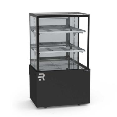 Imagem de Vitrine Confeitaria Quente 75 cm Vanguard Top Preto CVTQ750 220V - Refrimate