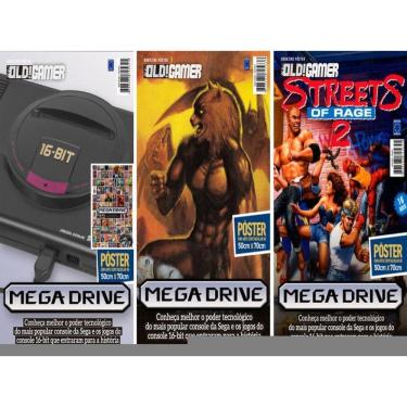 Imagem de Superpôster Old!Gamer - Mega Drive - Arte A+B+C