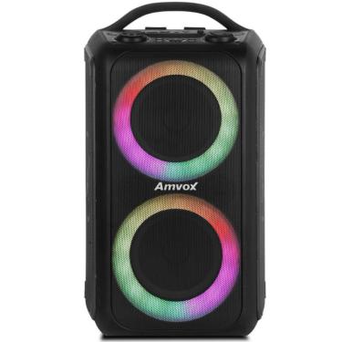 Imagem de Caixa De Som Amplificada Amvox aca 600 bag vox black 2 Woofer 6,5 bivolt sfm