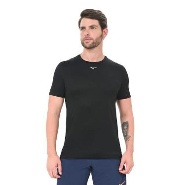 Imagem de Camiseta de Treino Masculina Mizuno Core, Preto, G