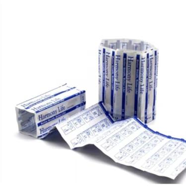 Imagem de 200 Unidades Adesivos Transparente Respire Bem Melhor Harmony Life Tamanho Médio M