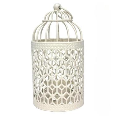 Imagem de Gaiola Aramada Para Passarinho Porta-Vela Resistente E Elegante Para Aves Pequenas