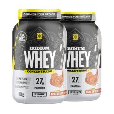 Imagem de Kit 2x Iridium Whey Protein Concentrado - 900g - Iridium Labs, Doce de