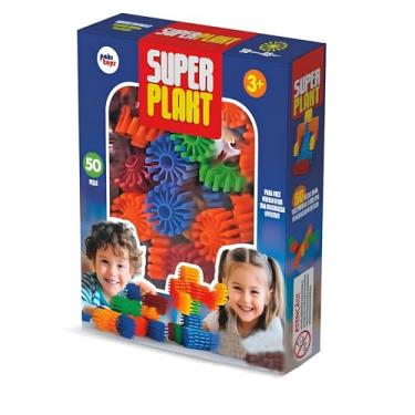 Imagem de Super Plakt 50 Pecas Pakitoys Brinquedo De Montar Educativo