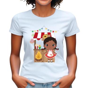 Imagem de Blusinha De Festa Junina Personalizada camiseta babylook arraiá caipir