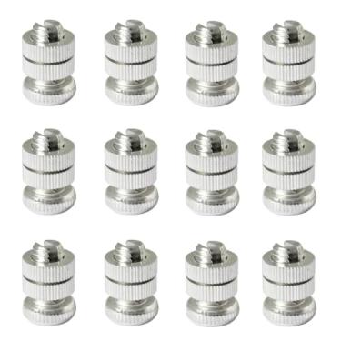 Imagem de 12 peças conector de vedação elétrica liga de alumínio braçadeira de junta de parafuso dividido conector de fio para fio de cerca elétrica