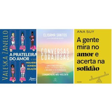Imagem de Kit A Prateleira do Amor + Conversas corajosas + A gente mira no amor 