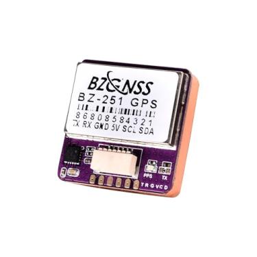 Imagem de Módulo GPS BZGNSS BZ-251 FPV – Drone GPS de protocolo duplo M10 para RC FPV Drone Racing voo de longo alcance de asa fixa compatível com controlador de voo F405 F722 da Speedybee
