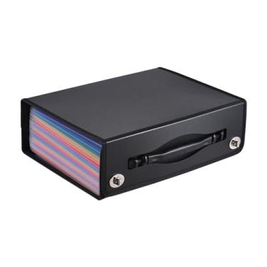 Imagem de Organizador de Arquivos Accordiano, 24 Bolsos Casos de Arquivo de Excelência de Desktop Com Capa, A4 Letter Size Organizador de Documentos Rainbow Color para (Bolsa de 24 bolsos)