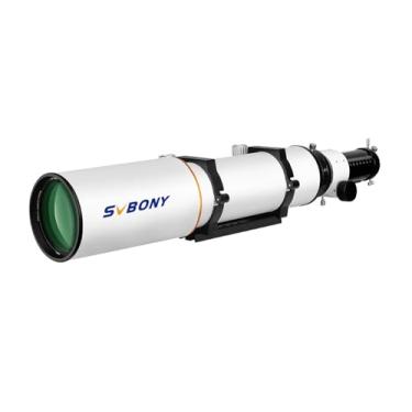 Imagem de SVBONY Telescópio refrator SV503, refrator acromático OTA de dispersão extra baixa F7 de 102 mm, focalizador de velocidade dupla, foco traseiro de 90 mm, telescópio para adultos de alta potência, para