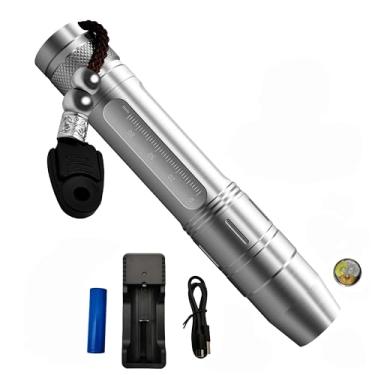 Imagem de QLEE Lanterna LED UV 365 nm R5 Jade Joias Pedras Preciosas Luzes de Identificação Ultravioleta/Amarelo/Branco Escala de Medição de Luz 3 em 1 com Bateria