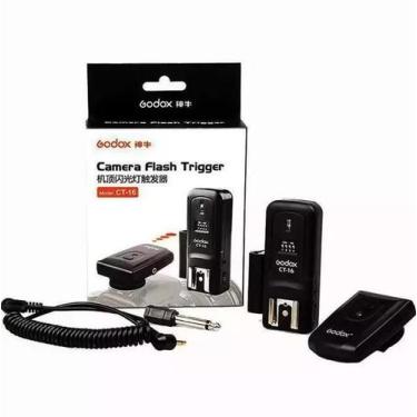 Imagem de Radio Flash Godox Ct-16 De 16 Canais Com Transmissor + Receptor Para F