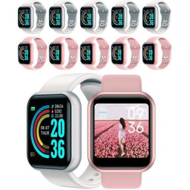 Imagem de Relógio Smartwatch Atacado 10 Peça D20 Masculino E Feminino - 01Smart,
