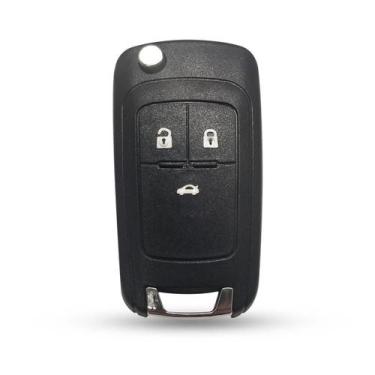 Imagem de Chave Completa Chevrolet 3B Cruze Onix Com Lamina - Ideal Imports
