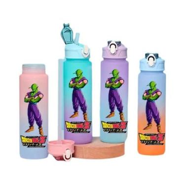 Imagem de Grande Capacidade 750 Ml Dragon Ball Son Goku Gohan Gradiente Palha Ga