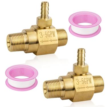 Imagem de Dimakung Injetor químico 3-5 Gpm 100775 para bomba geral, injetor de sabão downstream de 2,1 mm para bomba geral lavadora de alta pressão