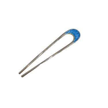 Imagem de CIADAZ Grampo de cabelo de liga em forma de U vintage para penteados tradicionais e elegantes estilo antigo grampo de cabelo elegante chinês