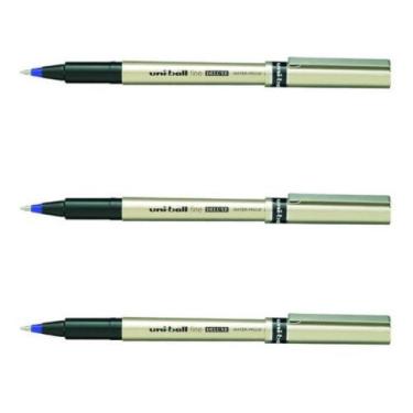 Imagem de KIT 3 Canetas Rollerball Fine DELUXE - Azul - Uni-Ball