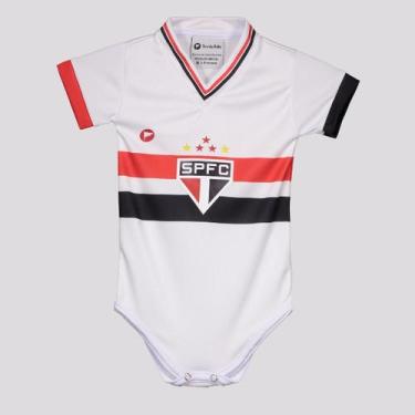 Imagem de Body São Paulo Premium Branco - Torcida Baby, M