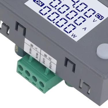 Imagem de DC6 36V a DC0.5 36V 40W Boost Converter Avançar o módulo de fonte de alimentação com 1,8 polega LCD para projetos de eletrônicos DIY ABS Silicone Aluminium Light