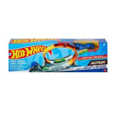 Imagem de Pista de Acrobacias - Hot Wheels Action Azul MATTEL