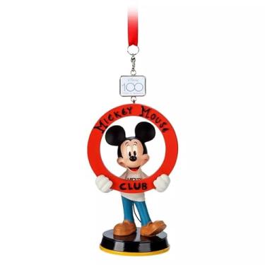 Imagem de Disney Theme Park Merchandise Enfeite de Natal Mickey Club Sketchbook D100, marrom, 744365342916