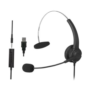 Imagem de Generic Fone de ouvido com fio para telefone, fone de ouvido comercial, de mono para telefone, fones de para computador, serviços de aconselhamento por, Usb, Tablet de Computador