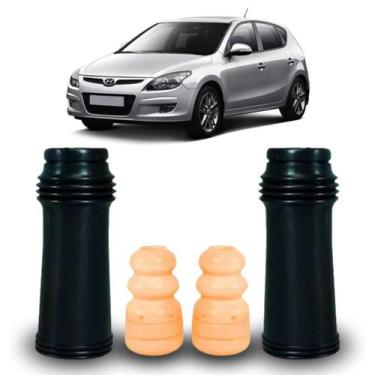 Imagem de Kit Batente Coifa Amortecedor Traseiro Hyundai I30 07 08 09/ - Solupe 
