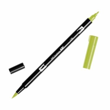 Imagem de Tombow Marcador de arte para caneta pincel duplo, 126 - verde-oliva claro, 1 pacote