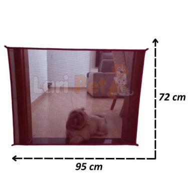 Imagem de Cerca Tela para Cachorros Animais Domésticos Divisoria para Portas Amb