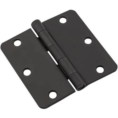 Imagem de National Hardware Dobradiça de porta preta 8,5 cm C
