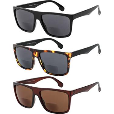 Imagem de Yogo Vision Óculos De Sol Bifocais Para Leitura, Masculino E Feminino - Clássico, Estilo Retrô, Proteção Solar Uv400, Leitura Áreas Externas +1,75