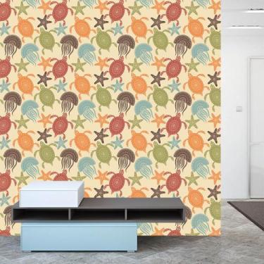 Imagem de Papel de Parede Adesivo - Fundo do Mar - 057pps - Allodi