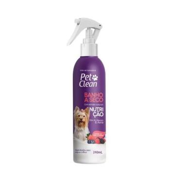 Imagem de Banho a Seco Pet Clean 240ml Cachorro Gato Cães Pet, Nutrição