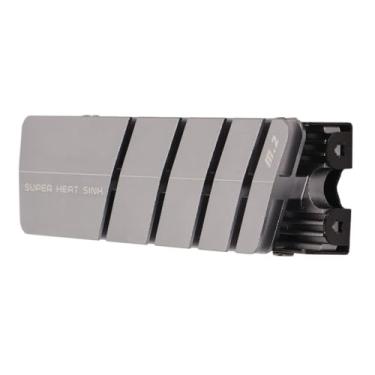 Imagem de aqxreight M.2 Liga de Alumínio de Dissipação de Calor Eficiente NVME SSD Cooler Com Três Almofadas Térmicas para 2280 SSD