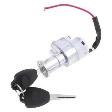 Imagem de Trava de bateria de alto desempenho com 2 chaves compatível com trava elétrica de motocicleta e scooter elétrica