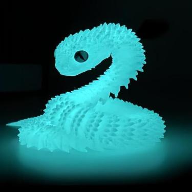 Imagem de Modelo de animal articulado Snake Viper Toy impresso em 3D - Marca Pró