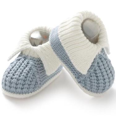 Imagem de Botas de bebê Neiwech Newborn Tricotadas à Mão, de 0 a 3 meses