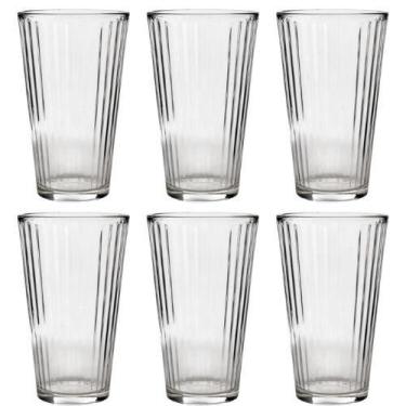 Imagem de Jogo com 6 Copos 475ml Linha Prima Vidro Wincy