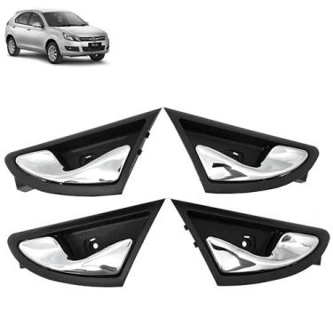 Imagem de Kit Jogo Quatro Maçanetas Interna Puxador JAC J3 J3S Turin - LCS