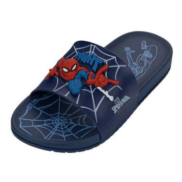 Imagem de Chinelo Slide Infantil Menino Facil Calce Homem Aranha View