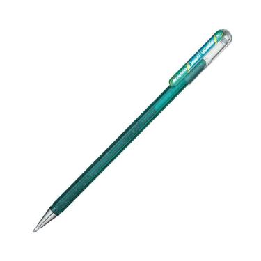 Imagem de Caneta gel 1.0mm Hybrid Dual Metallic Verde/Azul - Pentel