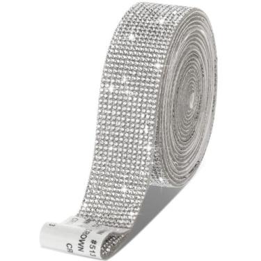 Imagem de Adesivo de fita de cristal com tiras de strass Diamond Bling 3m - Zono