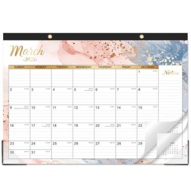 Imagem de Calendário de mesa Coboll 2025-2026 de março a junho 17x12cm 16 meses