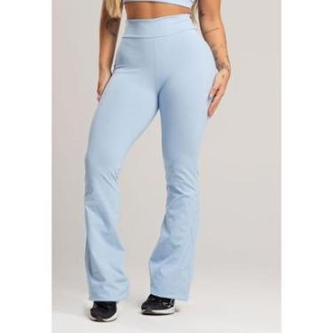 Imagem de Calça Feminina Flare Pantalona Suplex Cintura Alta Mvb Modas-Feminino