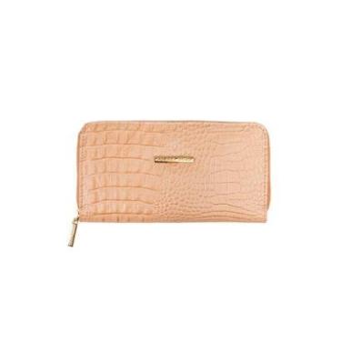 Imagem de Carteira feminina de couro croco  Bonny-Feminino