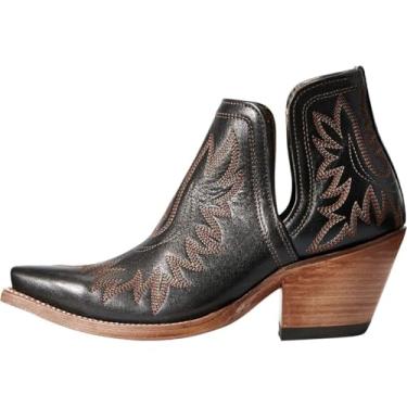 Imagem de Ariat Bota feminina Dixon Western, Brooklyn preto, 5