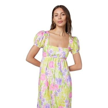 Imagem de Show Me Your Mumu Vestido midi feminino Smitten, Tulipas florescendo, M